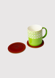 Togetherness Leather Coaster