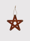 Leather Star Ornaments
