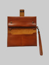 Harvest Leather Clutch (Double Snap)