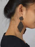 Double Blessing Leather Earrings